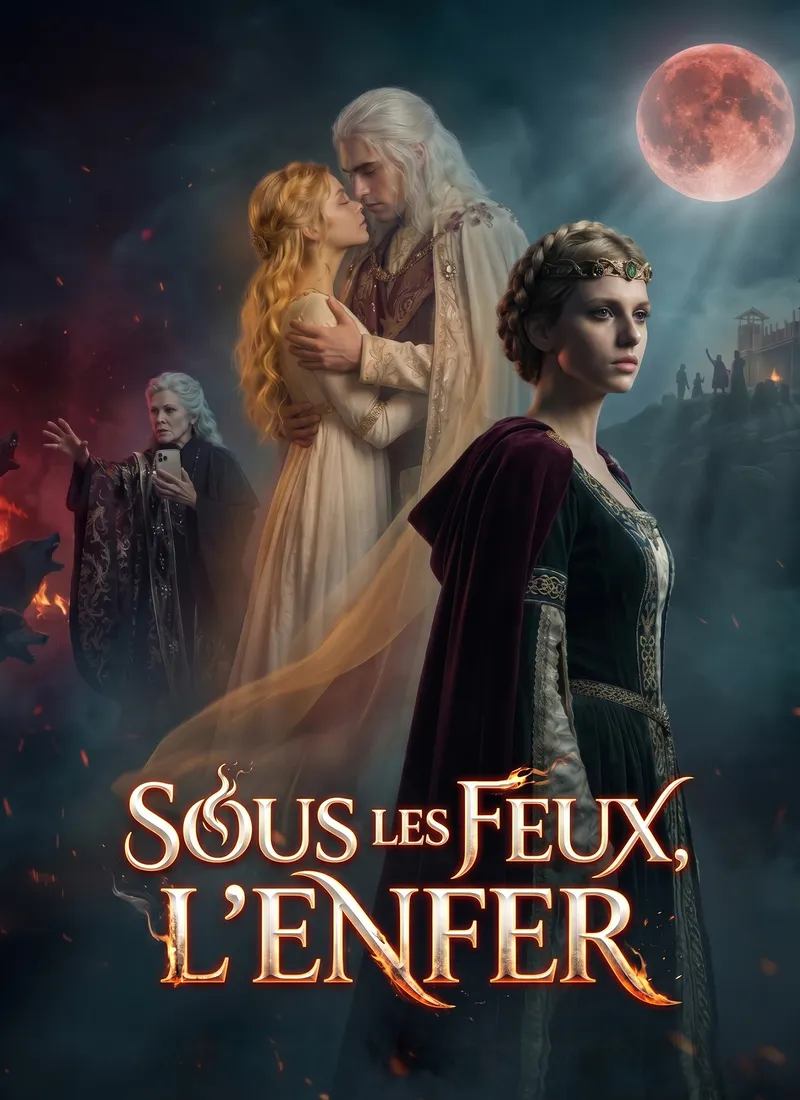Couverture de Sous les feux, l'enfer