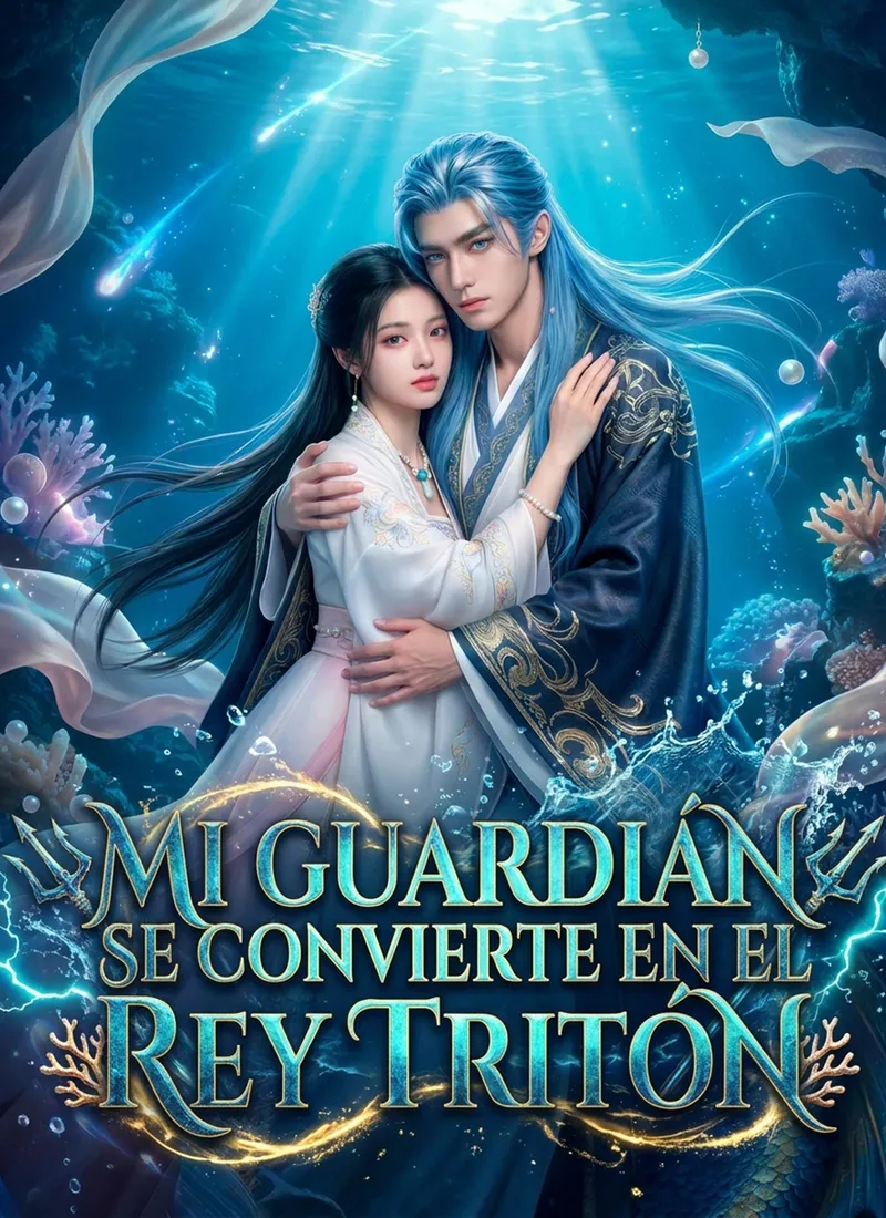 Portada de Mi guardián se convierte en el Rey Tritón
