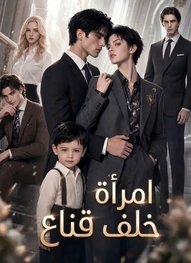 غلاف امرأة خلف قناع
