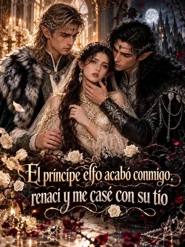 Portada de El príncipe elfo acabó conmigo; renací y me casé con su tío