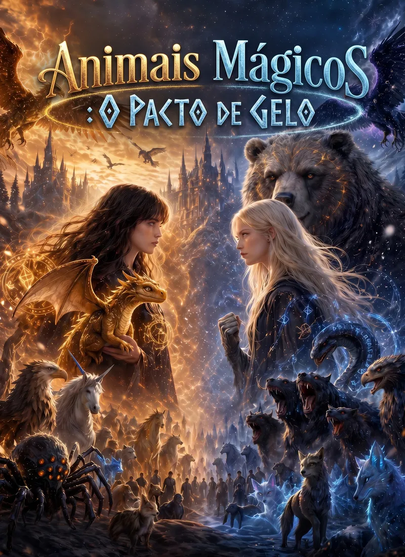 Capa de Animais Mágicos: O Pacto de Gelo