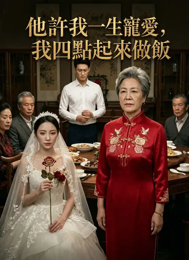 《他許我一生寵愛，我四點起來做飯》封面