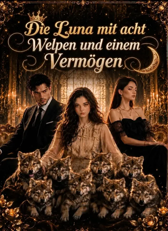 Cover von Die Luna mit acht Welpen und einem Vermögen