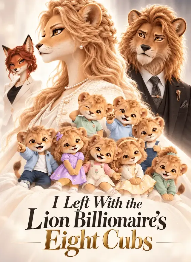 I Left With the Lion Billionaire’s Eight Cubs cover