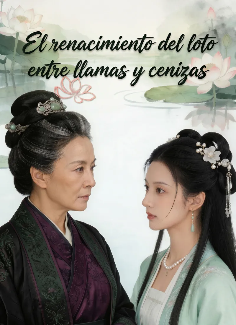 Portada de El renacimiento del loto  entre llamas y cenizas