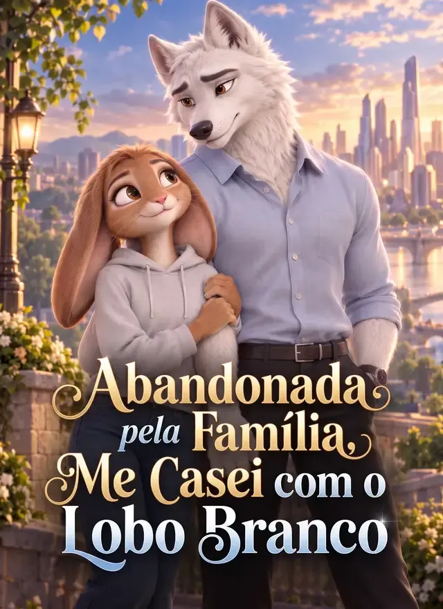 Capa de Abandonada pela Família, Me Casei com o Lobo Branco