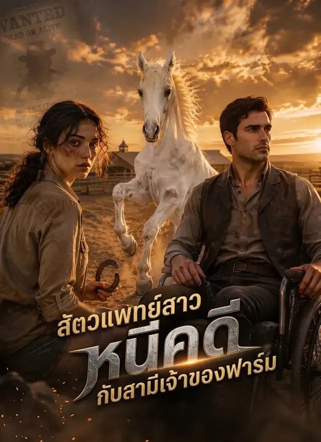 หน้าปกสัตวแพทย์สาวหนีคดีกับสามีเจ้าของฟาร์ม