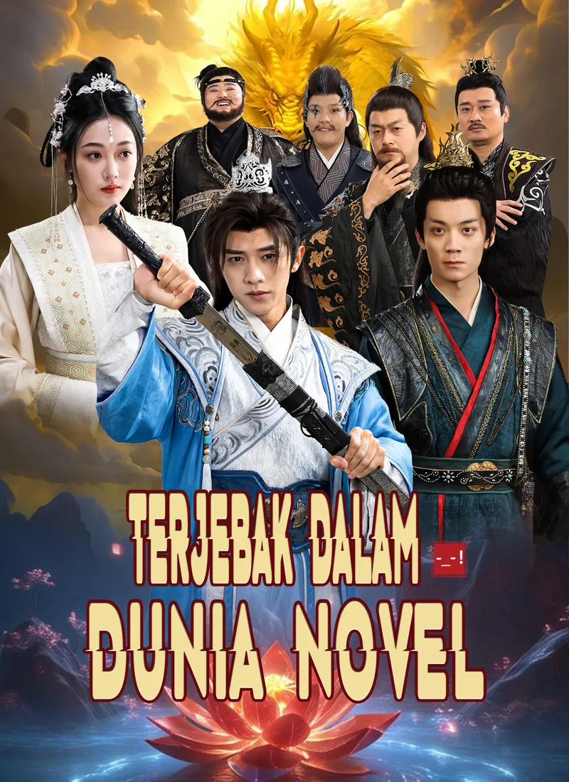 Sampul Terjebak Dalam Dunia Novel