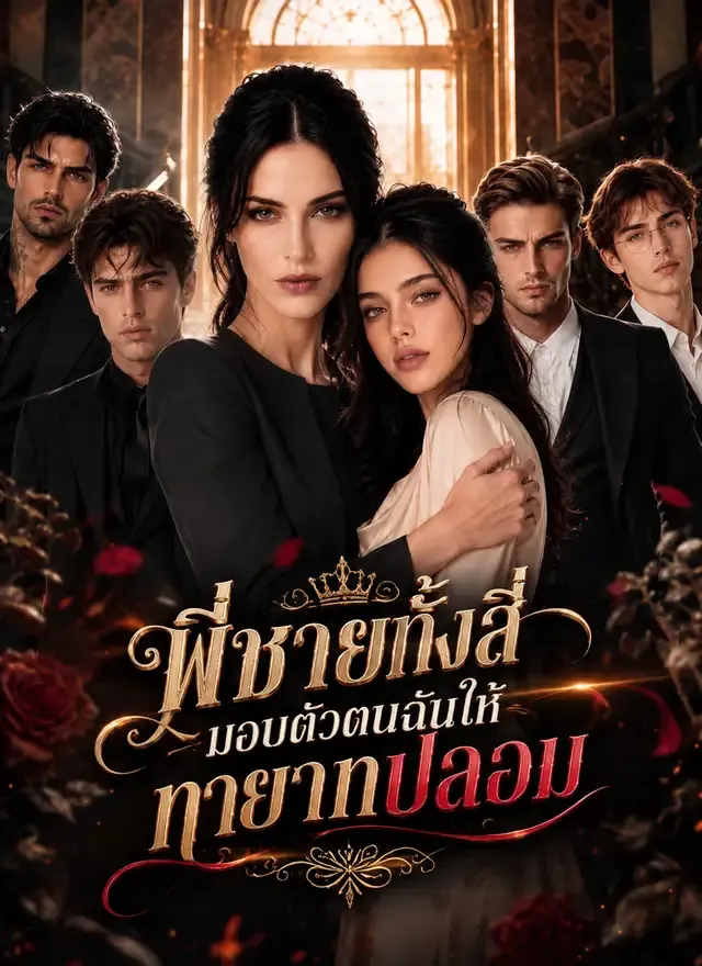 หน้าปกพี่ชายทั้งสี่มอบตัวตนฉันให้ทายาทปลอม