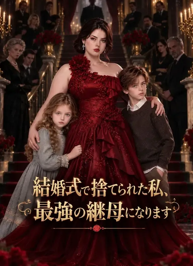 「結婚式で捨てられた私、最強の継母になります」のカバー画像