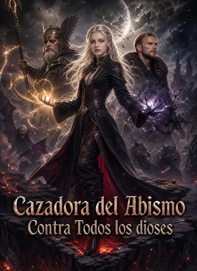 Portada de [Doblado]Cazadora del Abismo Contra Todos los dioses