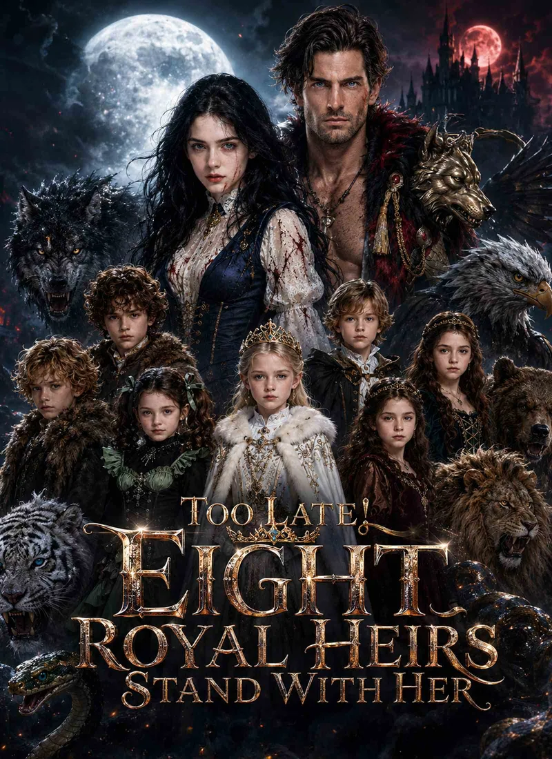TOO LATE! EIGHT ROYAL HEIRS STAND WITH HER cover