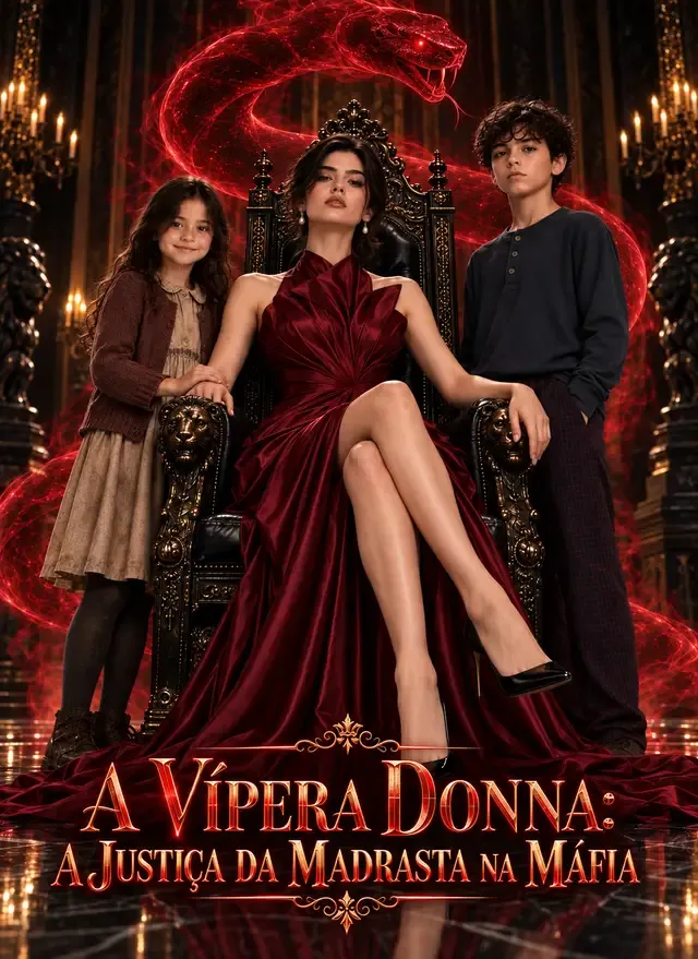 Capa de A Vípera Donna: A Justiça da Madrasta na Máfia
