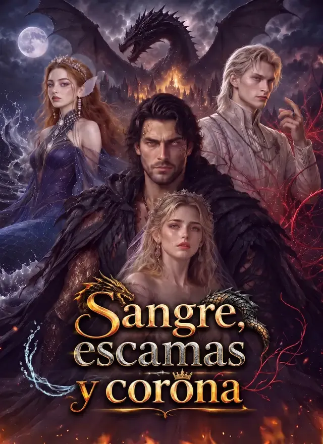 Portada de [Doblado]Sangre, escamas y corona
