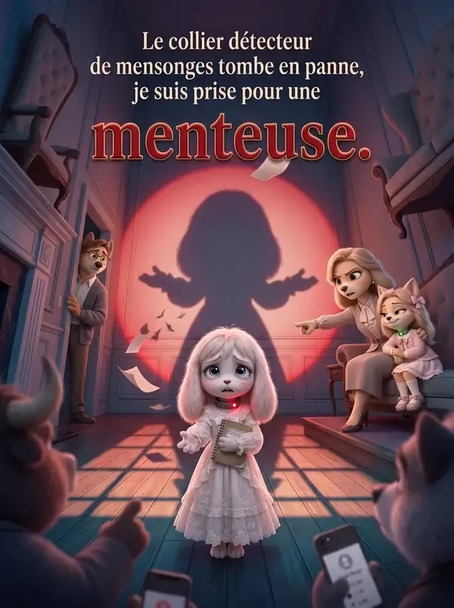 Couverture de Le collier détecteur de mensonges tombe en panne, je suis prise pour une menteuse.
