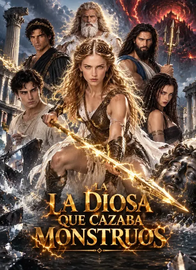 Portada de [Doblado]La diosa que cazaba monstruos