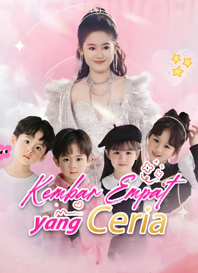 Sampul Kembar Empat yang Ceria