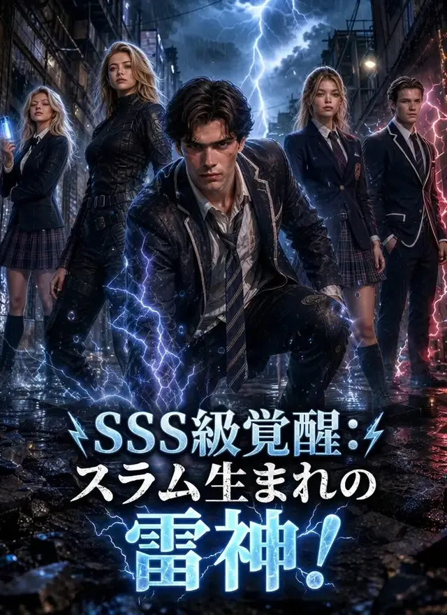 「[吹替]SSS級覚醒：スラム生まれの雷神！」のカバー画像