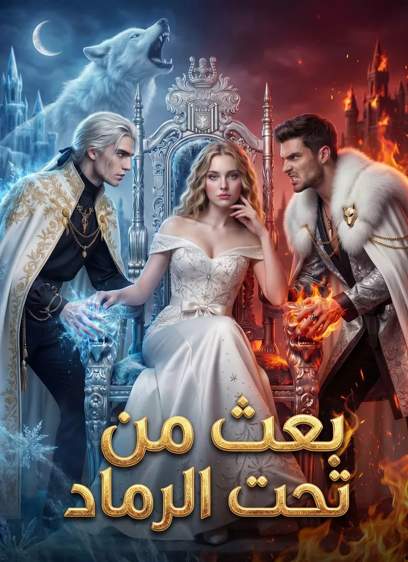 غلاف بعث من تحت الرماد