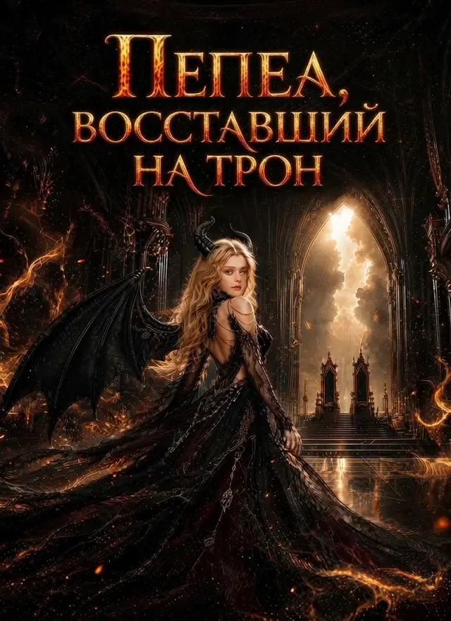 Обложка «Пепел, восставший на трон»