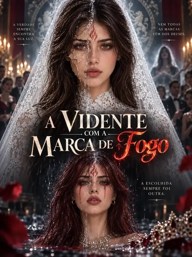 Capa de A Vidente com a Marca de Fogo