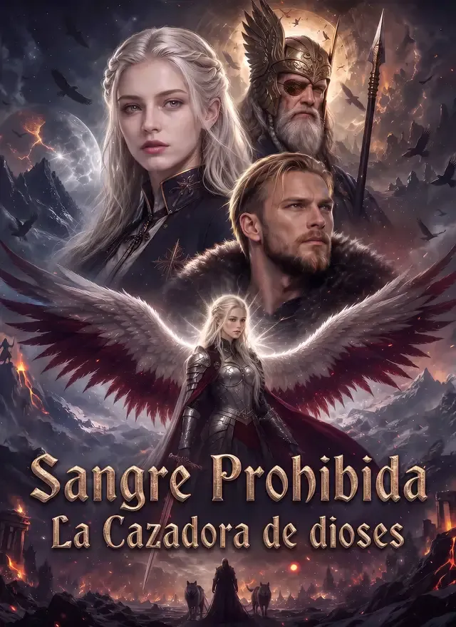 Portada de Sangre Prohibida La Cazadora de dioses