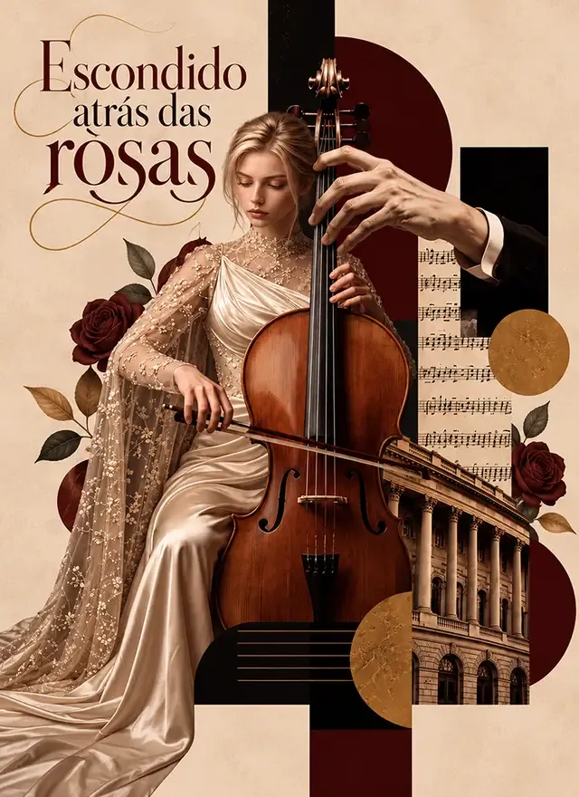 Capa de Escondido atrás das rosas