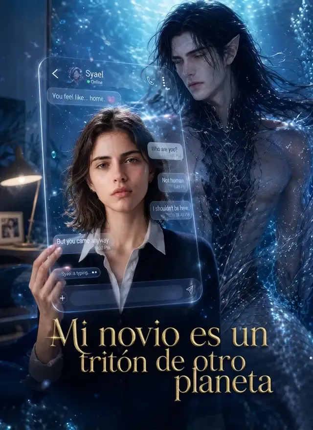 Portada de Mi novio es un tritón de otro planeta