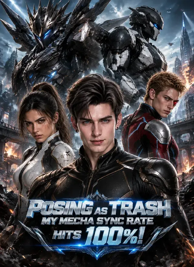 Posing as Trash, My Mecha Sync Rate Hits 100%! cover