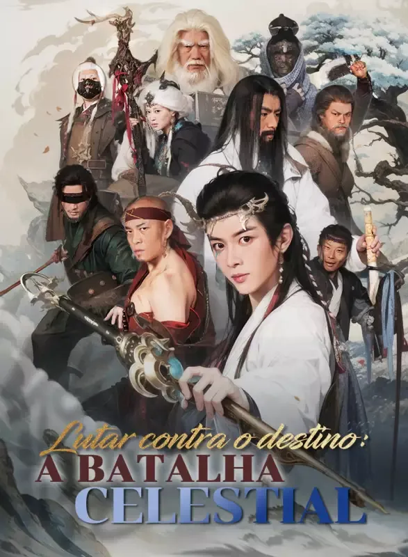 Capa de Lutar contra o destino: a batalha celestial