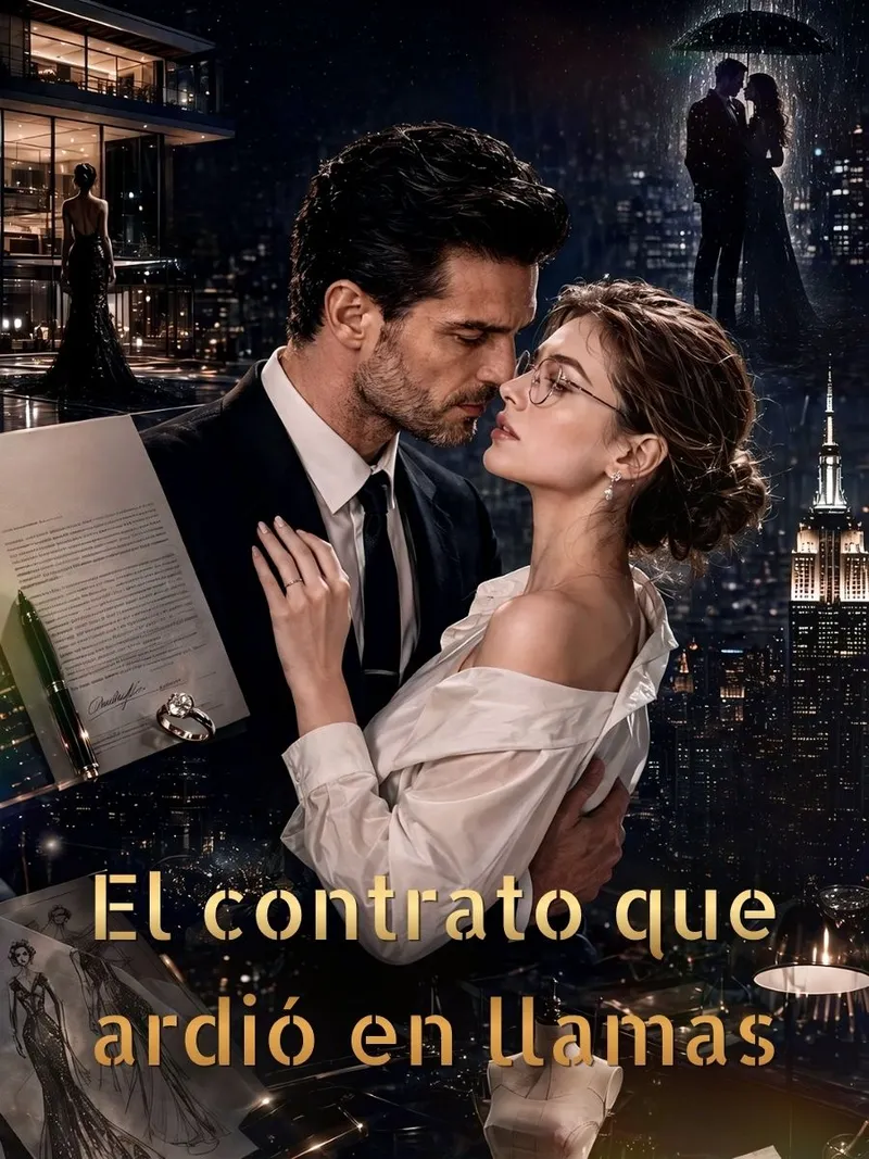 Portada de El contrato que ardió en llamas