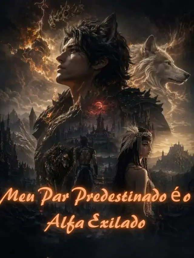 Capa de Meu Par Predestinado é o Alfa Exilado