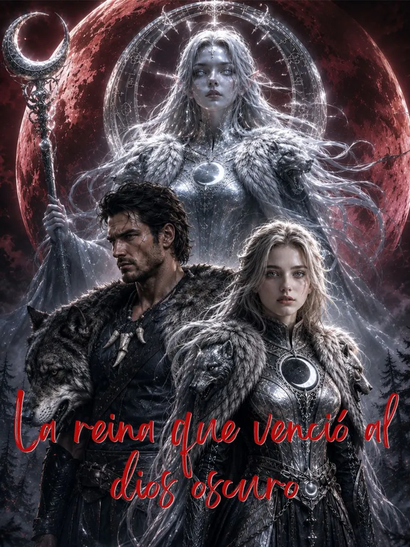 Portada de La reina que venció al dios oscuro