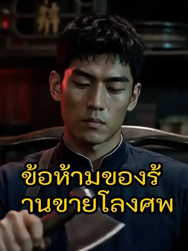 หน้าปกข้อห้ามของร้านขายโลงศพ
