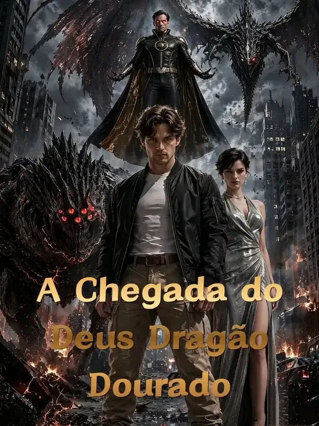 Capa de A Chegada do Deus Dragão Dourado