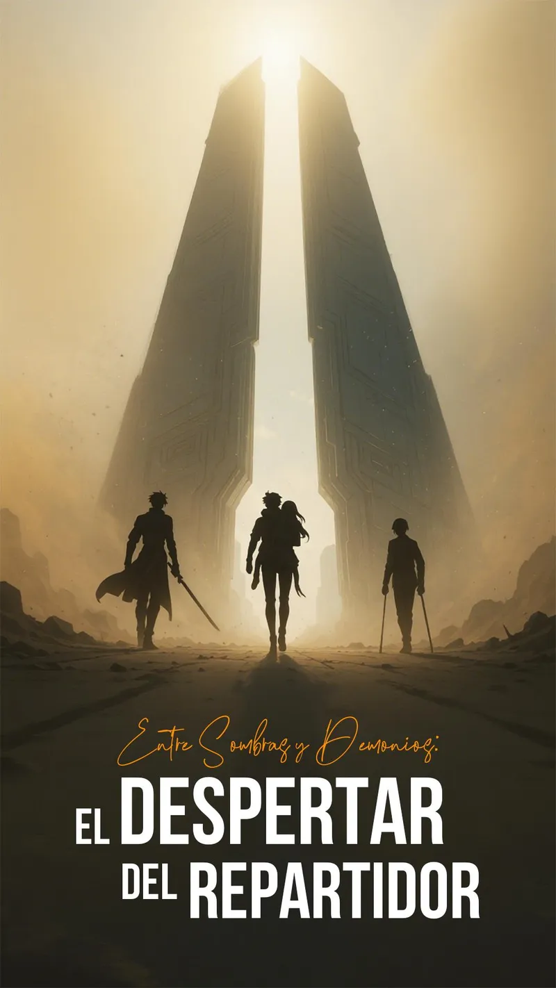 Portada de Entre Sombras y Demonios: El Despertar del Repartidor