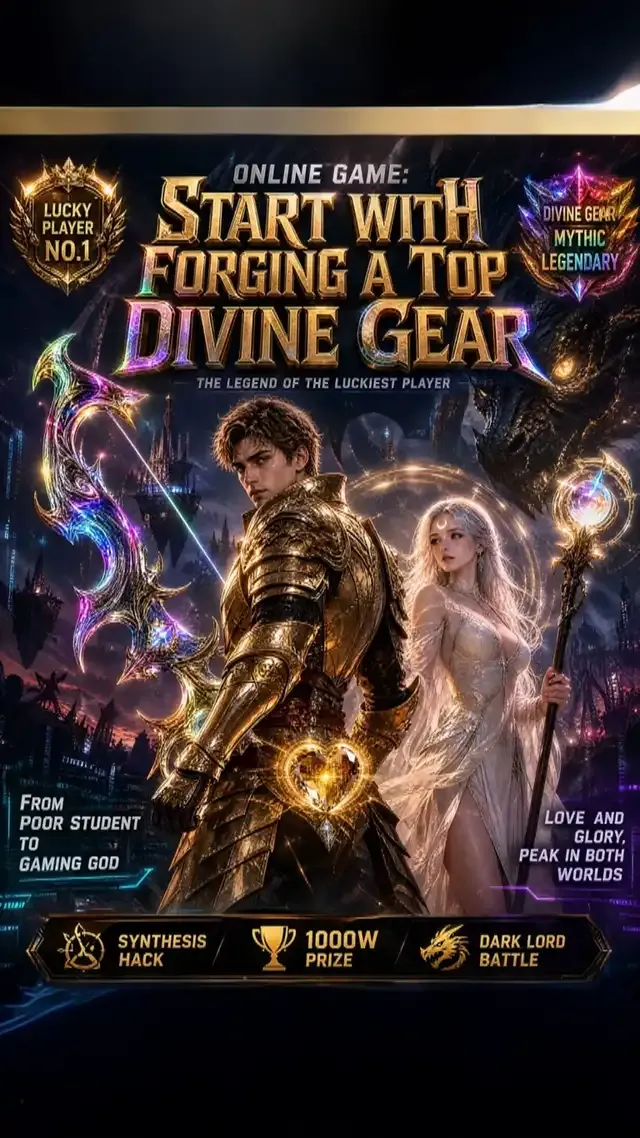 online game：start with forging a top divine gear cover