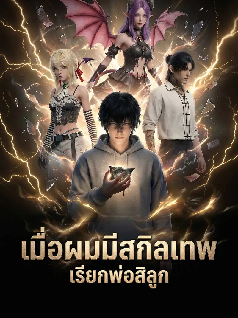 หน้าปกเมื่อผมมีสกิลเทพ: เรียกพ่อสิลูก
