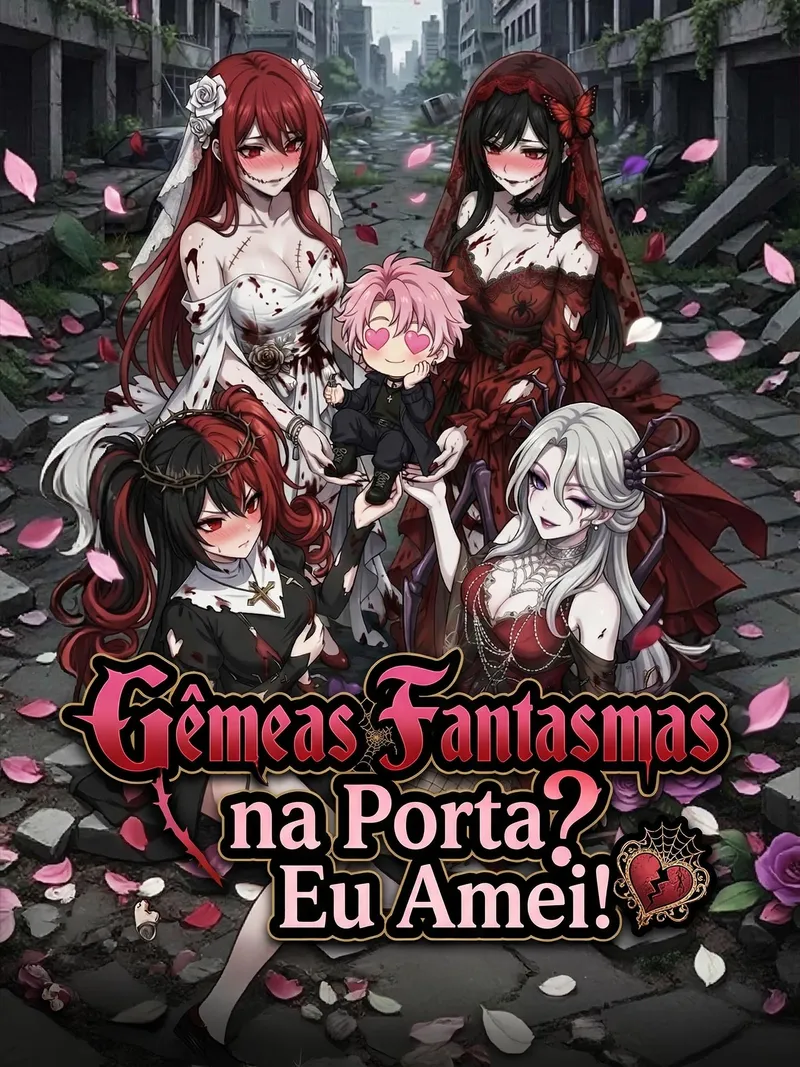 Capa de Gêmeas Fantasmas na Porta? Eu Amei!